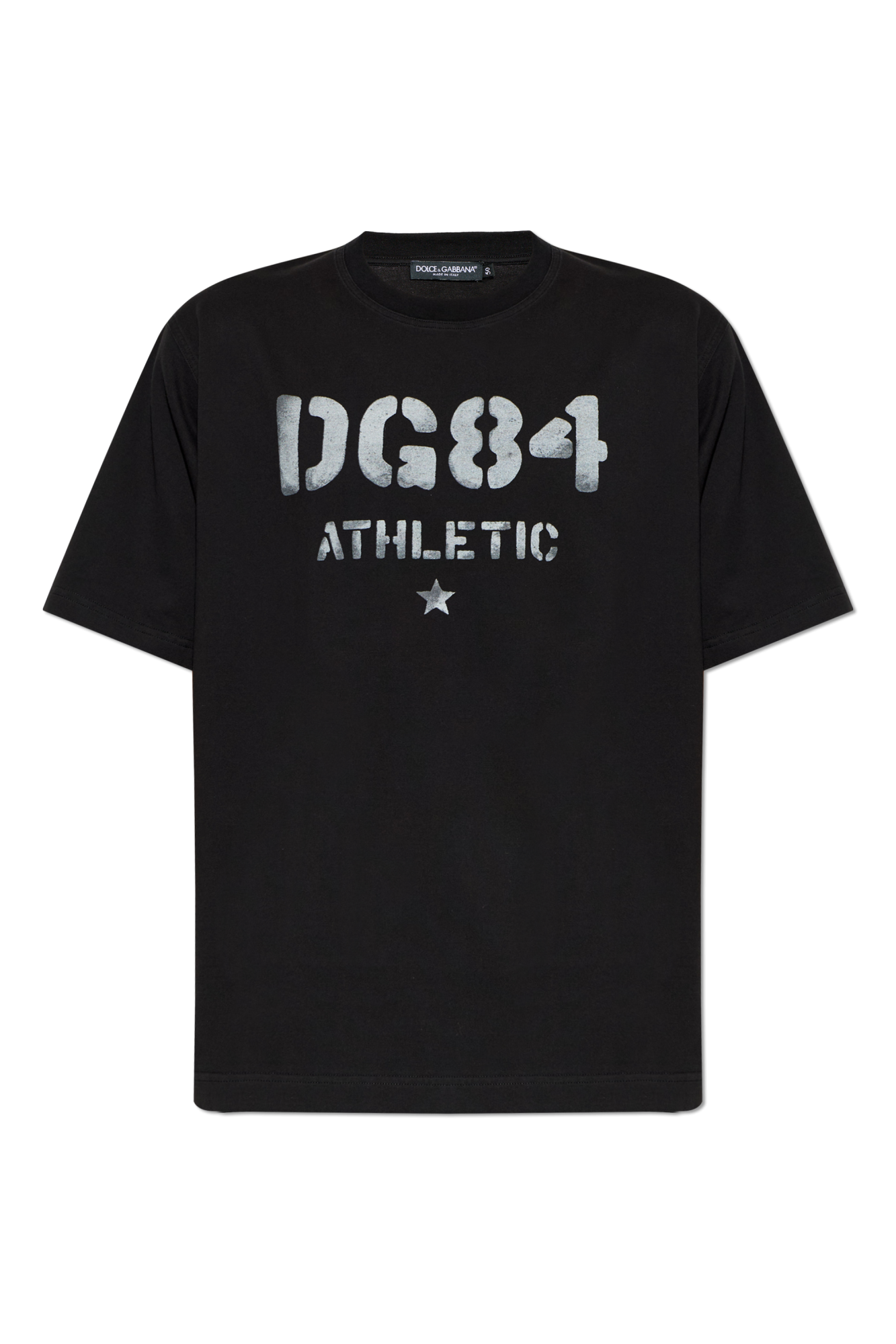 DOLCE & GABBANA ラインストーン ロゴ Tシャツ archive DOLCE